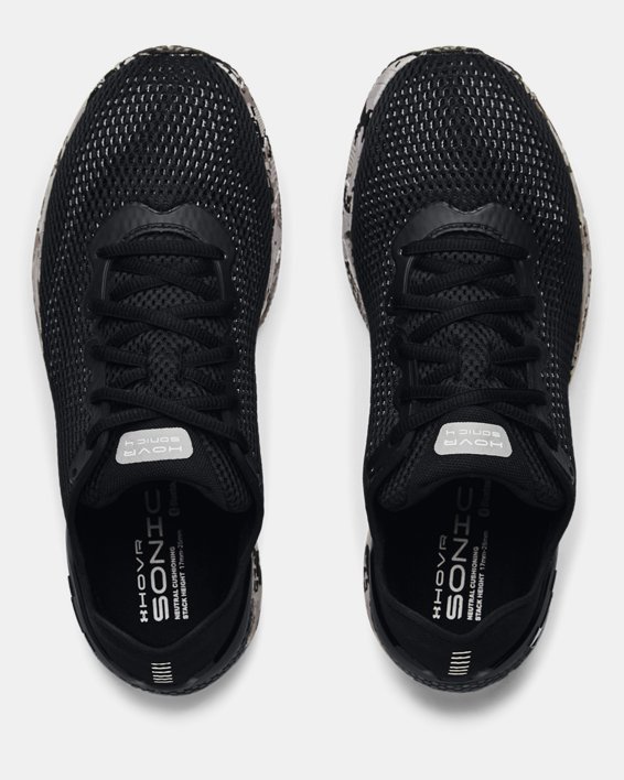 Men's UA HOVR™ Sonic 4 Reflect Camo Running Shoes, Black, pdpMainDesktop image number 2
